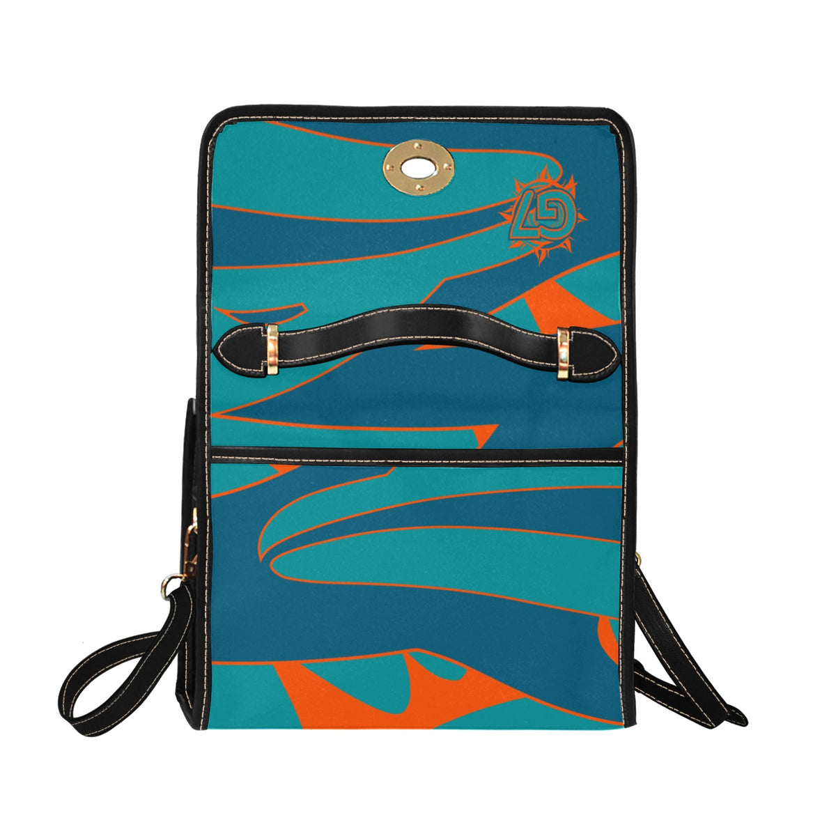 G7D Dolphins Edition Waterproof Canvas Bag-Black
