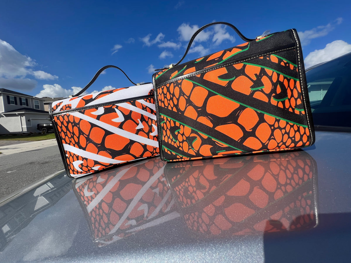 Canvas Print Rattler Skin Rattler Purse (white)