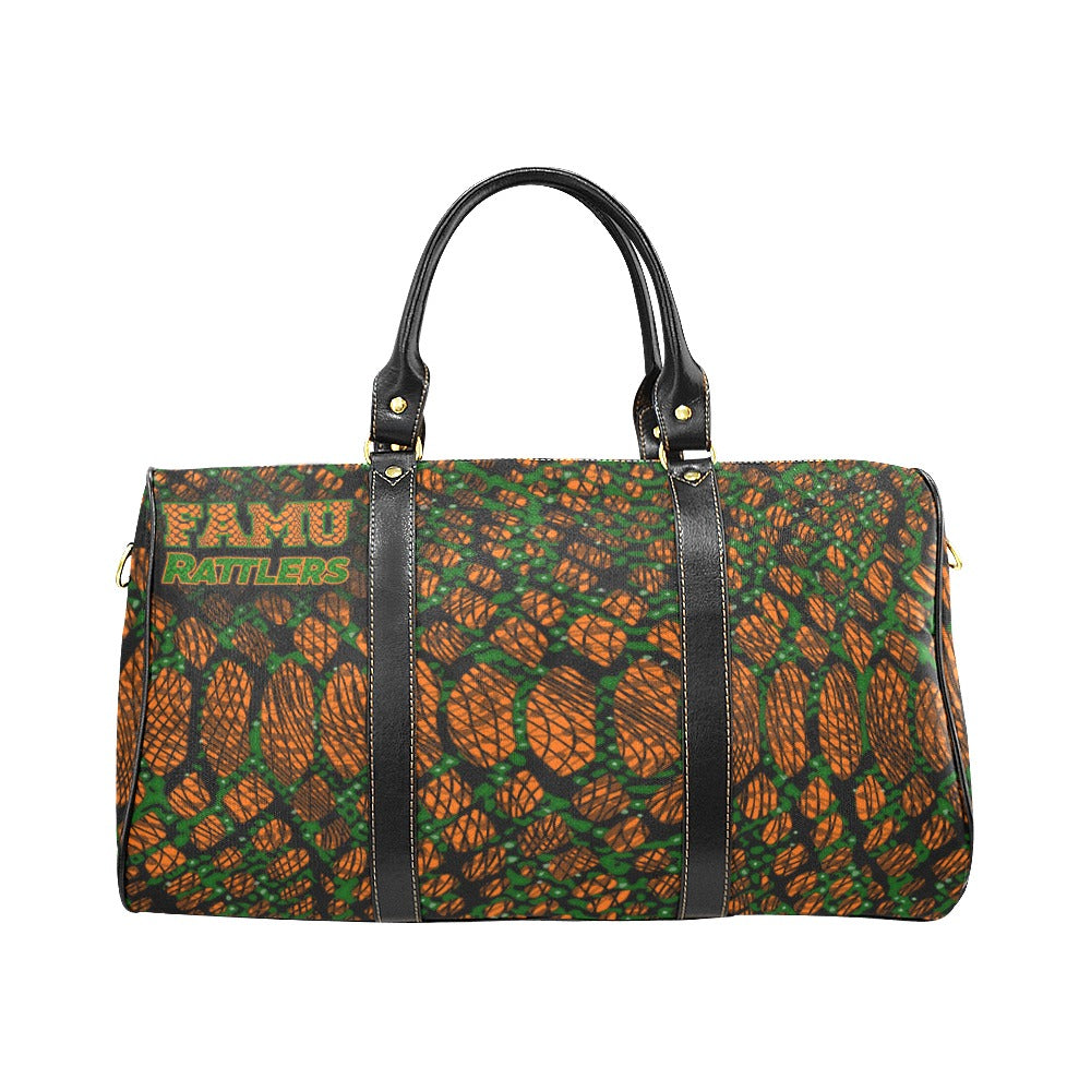 Canvas Waterproof FAMU Travel Bag (20.87 inch x 12.01 inch/19.26 With Handles x 9.84 inch)