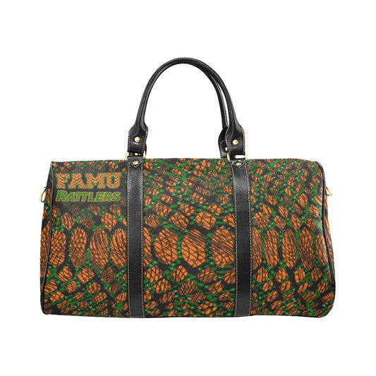 Canvas Waterproof FAMU Travel Bag (20.87 inch x 12.01 inch/19.26 With Handles x 9.84 inch)