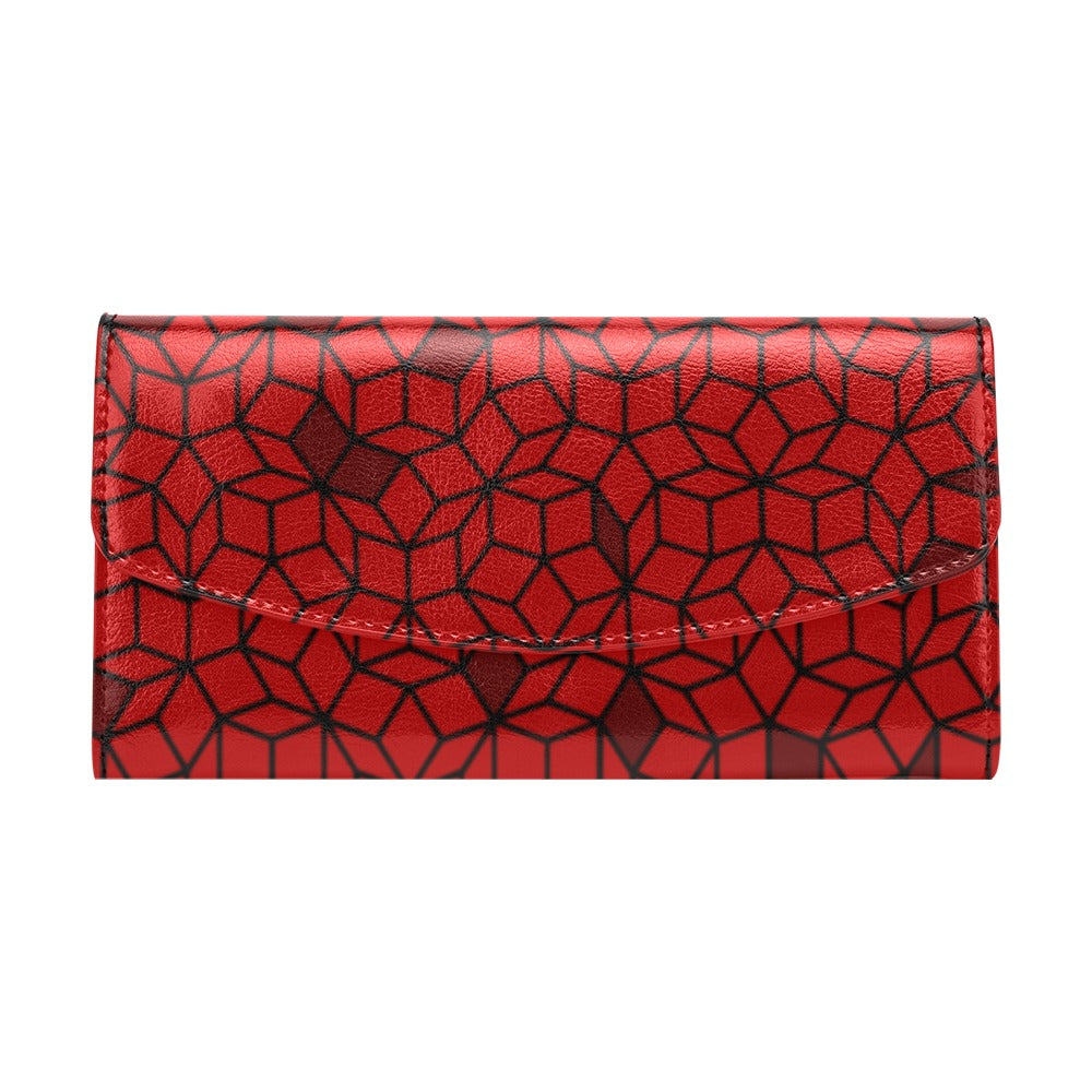G7D signature collection hand purse red Women's Flap Wallet
