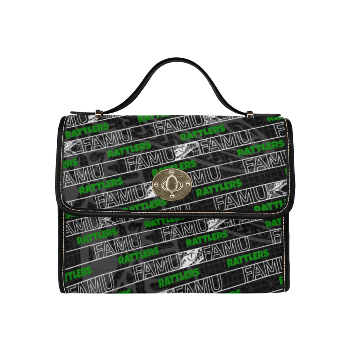 new famu pat bag Waterproof Canvas Bag-Black