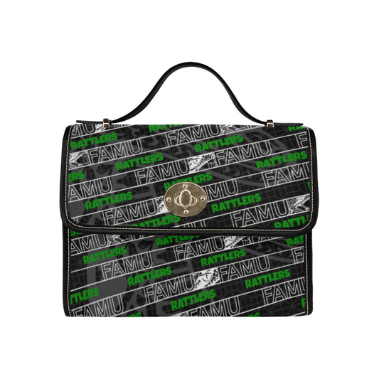 new famu pat bag Waterproof Canvas Bag-Black