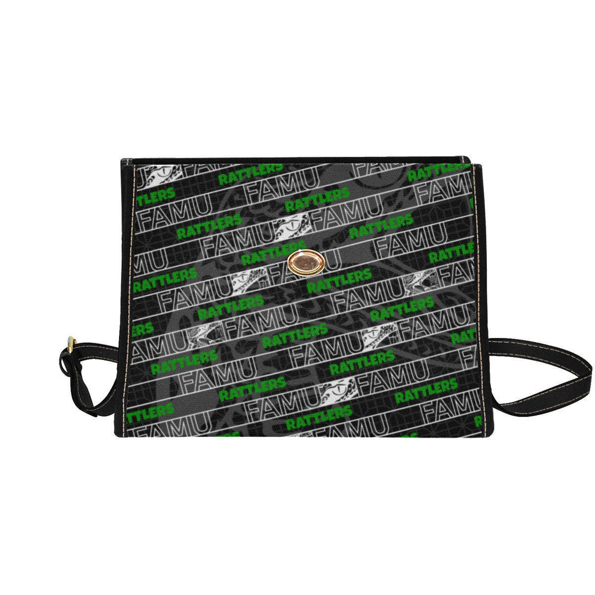 new famu pat bag Waterproof Canvas Bag-Black