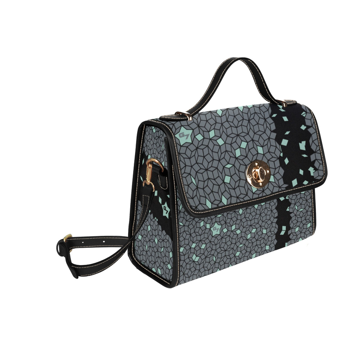 G7D… Waterproof Canvas Bag-Black (0pen)