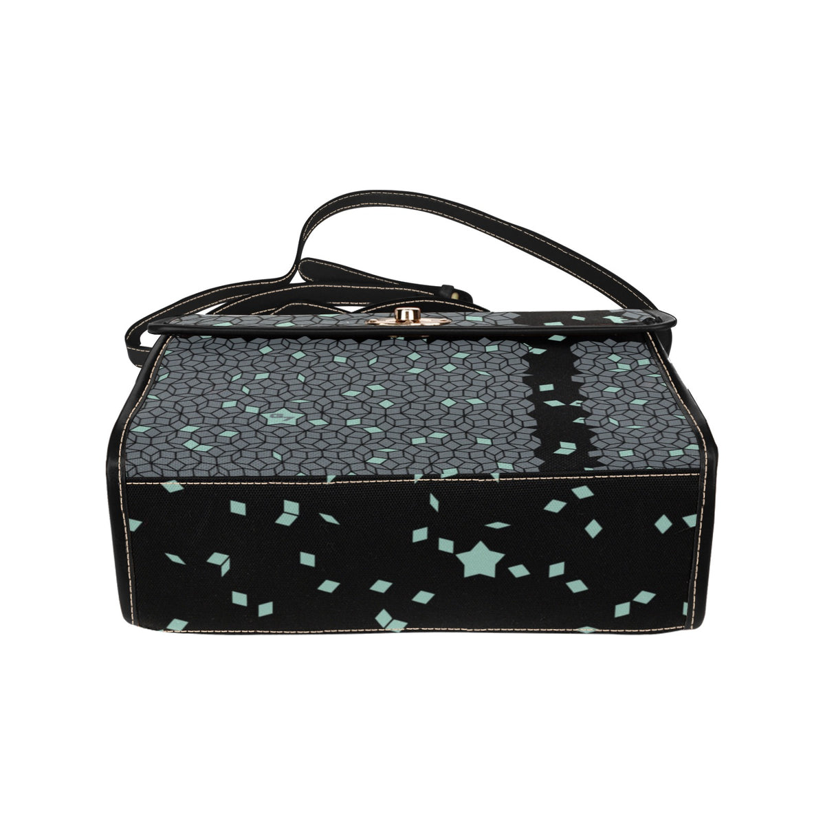 G7D… Waterproof Canvas Bag-Black (0pen)