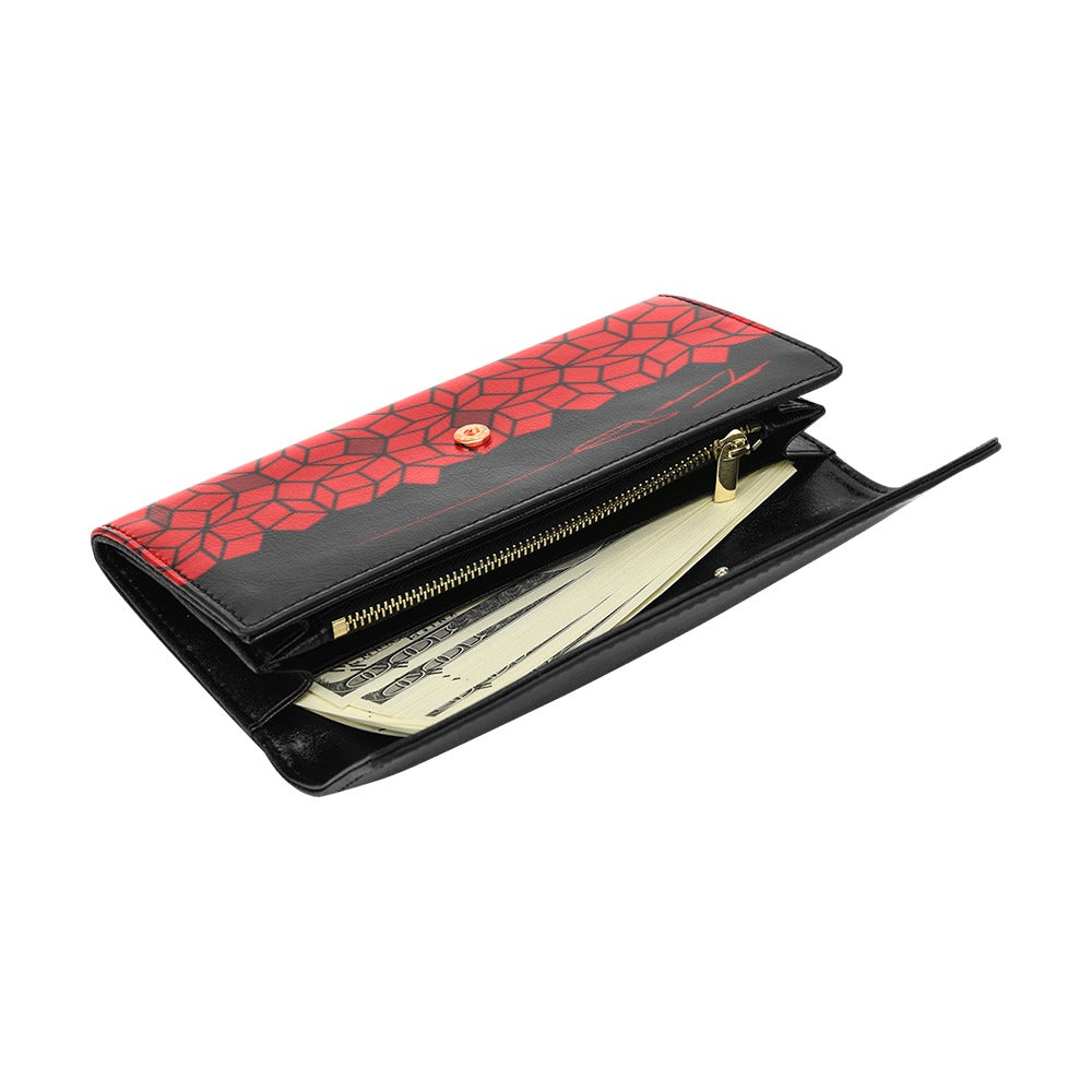 G7D signature collection hand purse red Women's Flap Wallet